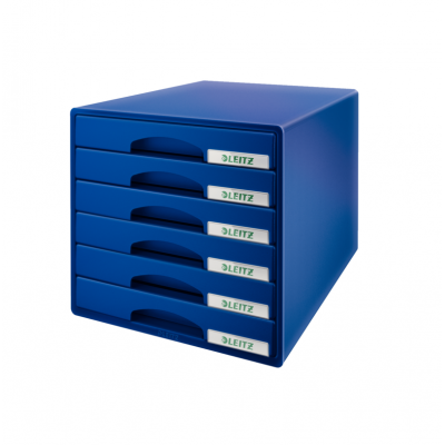 Pojemnik z 6 szufladami Leitz PLUS, niebieski (52120035)