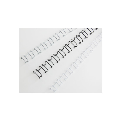 Grzbiety drutowe 8mm srebrne 2 : 1 kod: IB160639