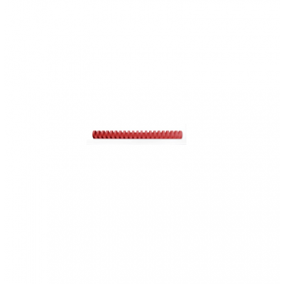 Grzbiety do bindowania plastikowe GBC Combs, A4, 21 mm, czerwone kod: 4028662