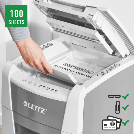 Niszczarka Leitz IQ AutoFeed 100 P4 kod: 80110000