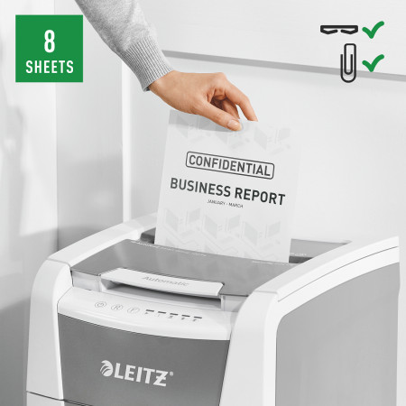 Niszczarka Leitz IQ AutoFeed 100 P4 kod: 80110000