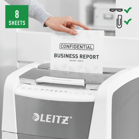 Niszczarka Leitz IQ AutoFeed 300 P5 kod: 80160000