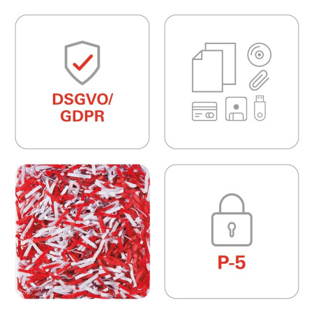 Niszczarka HSM Securio P44i P5 kod: 1872121