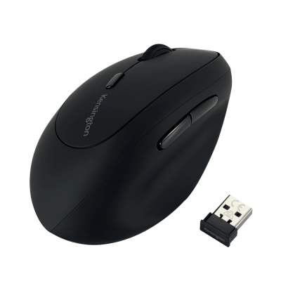 Mysz bezprzewodowa dla osób leworęcznych Kensington Pro Fit, czarna, kod: K79810WW