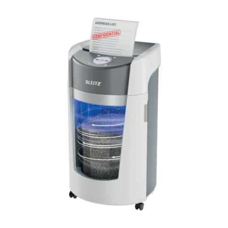 Niszczarka Leitz IQ Optimax P5, kod: 83600000 - obrotowy kosz