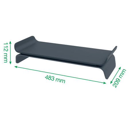 Regulowana podstawka Leitz Ergo pod monitor (szary ciemny) kod: 65040089
