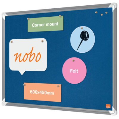 Filcowa tablica informacyjna Nobo Premium Plus, 600 x 450 mm, kod: 1915187