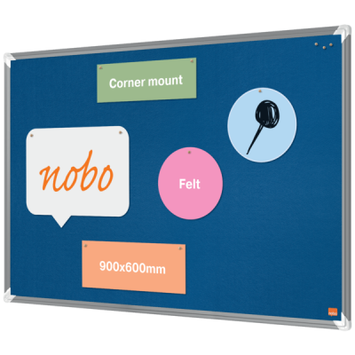 Filcowa tablica informacyjna Nobo Premium Plus, 900 x 600 mm, kod: 1915188