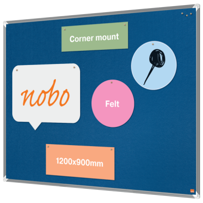 Filcowa tablica informacyjna Nobo Premium Plus, 1200 x 900 mm, kod: 1915189
