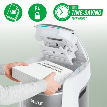 Niszczarka Leitz IQ Optimax AutoFeed 600 P4 kod: 80440000