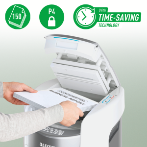 Niszczarka Leitz IQ Optimax AutoFeed 150 P4 kod: 80380000 2