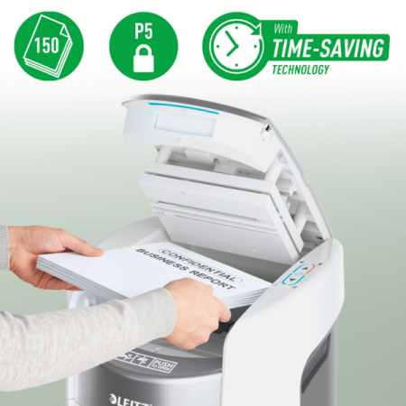 Niszczarka Leitz IQ Optimax AutoFeed 150 P5 kod: 80370000