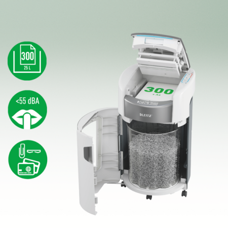 Niszczarka Leitz IQ Optimax AutoFeed 300 P5 kod: 80410000