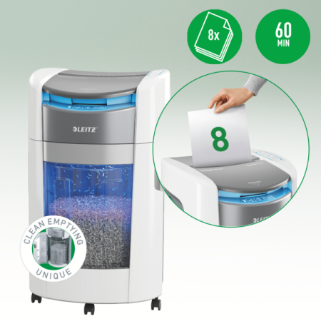 Niszczarka Leitz IQ Optimax AutoFeed 300 P5 kod: 80410000