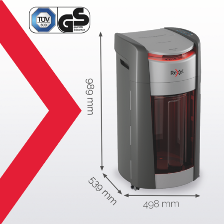 Niszczarka Rexel ShredMax AutoFeed+ 600X P4 kod: 2025600XEU + arkusze olejowe 12 szt. GRATIS!